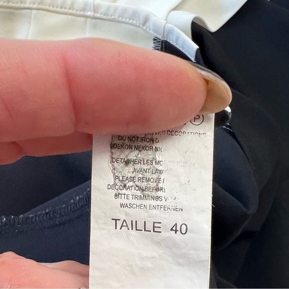 Edward Achour Paris Pleat Front Sleeveless Blouse - Picture 6 of 6